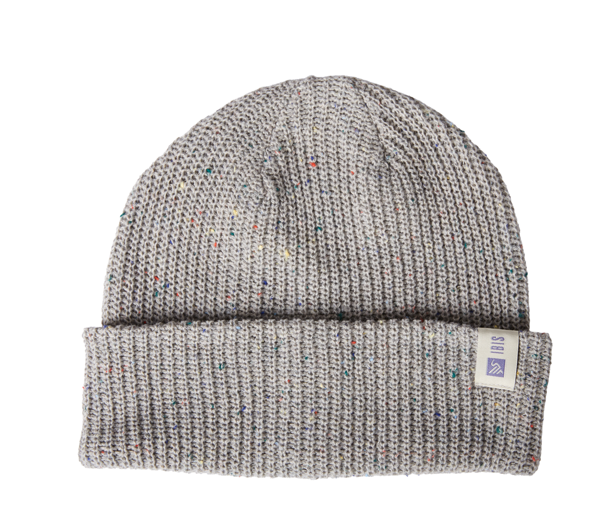 Ribbed Knit Beanie - Speckled Grey – Ibis Cycles