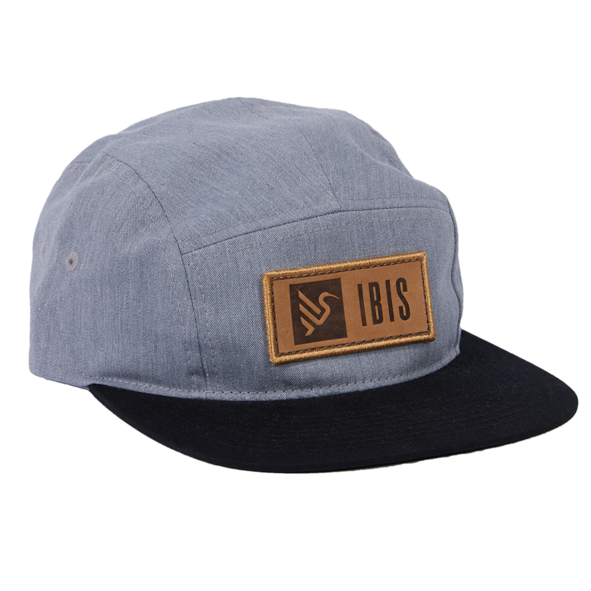 Patch 5 Panel Hat- Grey