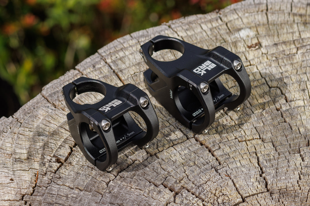 パーツ Fireeye Mtb black stem 35mm Blackbird Stem for 35mm diameter Handlebars – Ibis Cycles