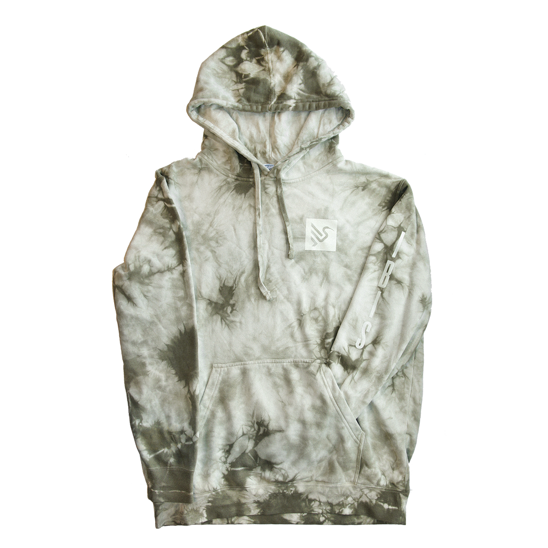 Tie-Dye Shield Hoodie Olive – Ibis Cycles - Main Image