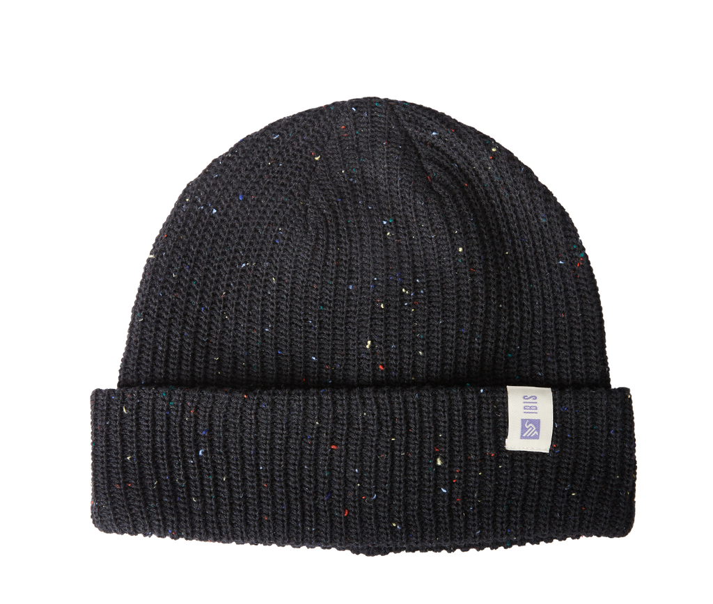 Ribbed Knit Beanie - Speckled Black – Ibis Cycles