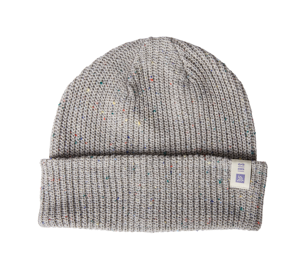Ribbed Knit Beanie - Speckled Grey – Ibis Cycles