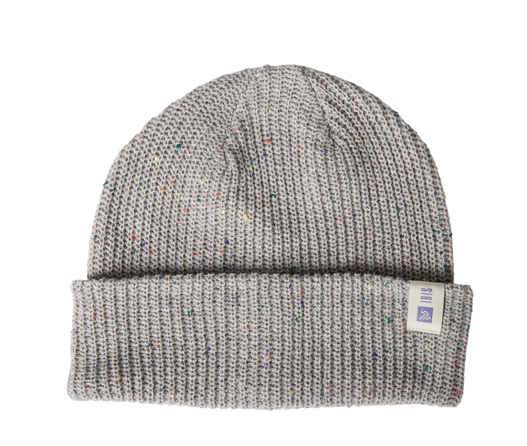 Ribbed Knit Beanie - Speckled Grey – Ibis Cycles